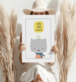 You Are Loved Aluminum Print.