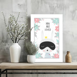 You Are Loved Aluminum Print.