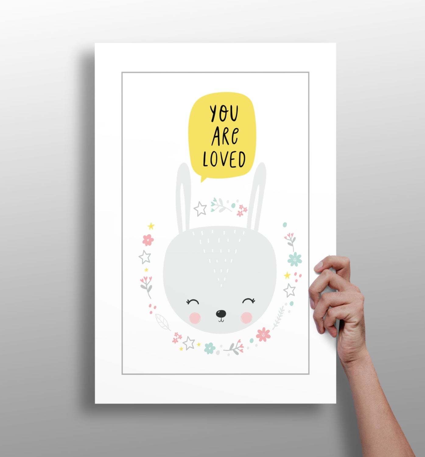 You Are Loved Aluminum Print.