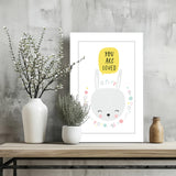 You Are Loved Aluminum Print.