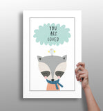 You Are Loved Aluminum Print.
