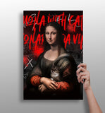 Mona Lisa Aluminum Print.