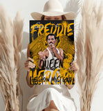 Freddie Mercury Aluminum Print.