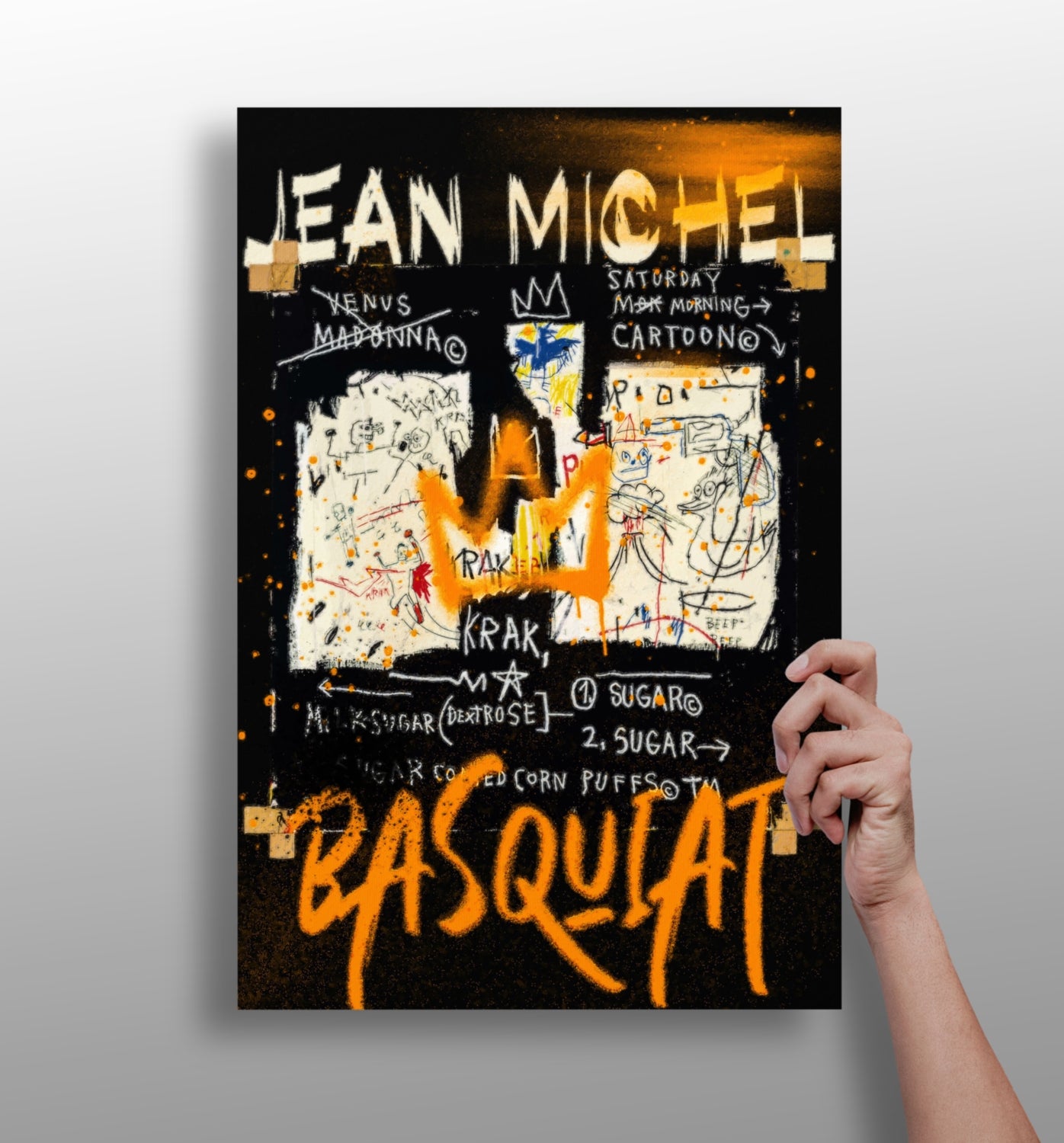 Basquiat Aluminum Print.