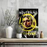 Kurt Cobain Aluminum Print.