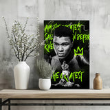 Muhammad Ali Aluminum Print.