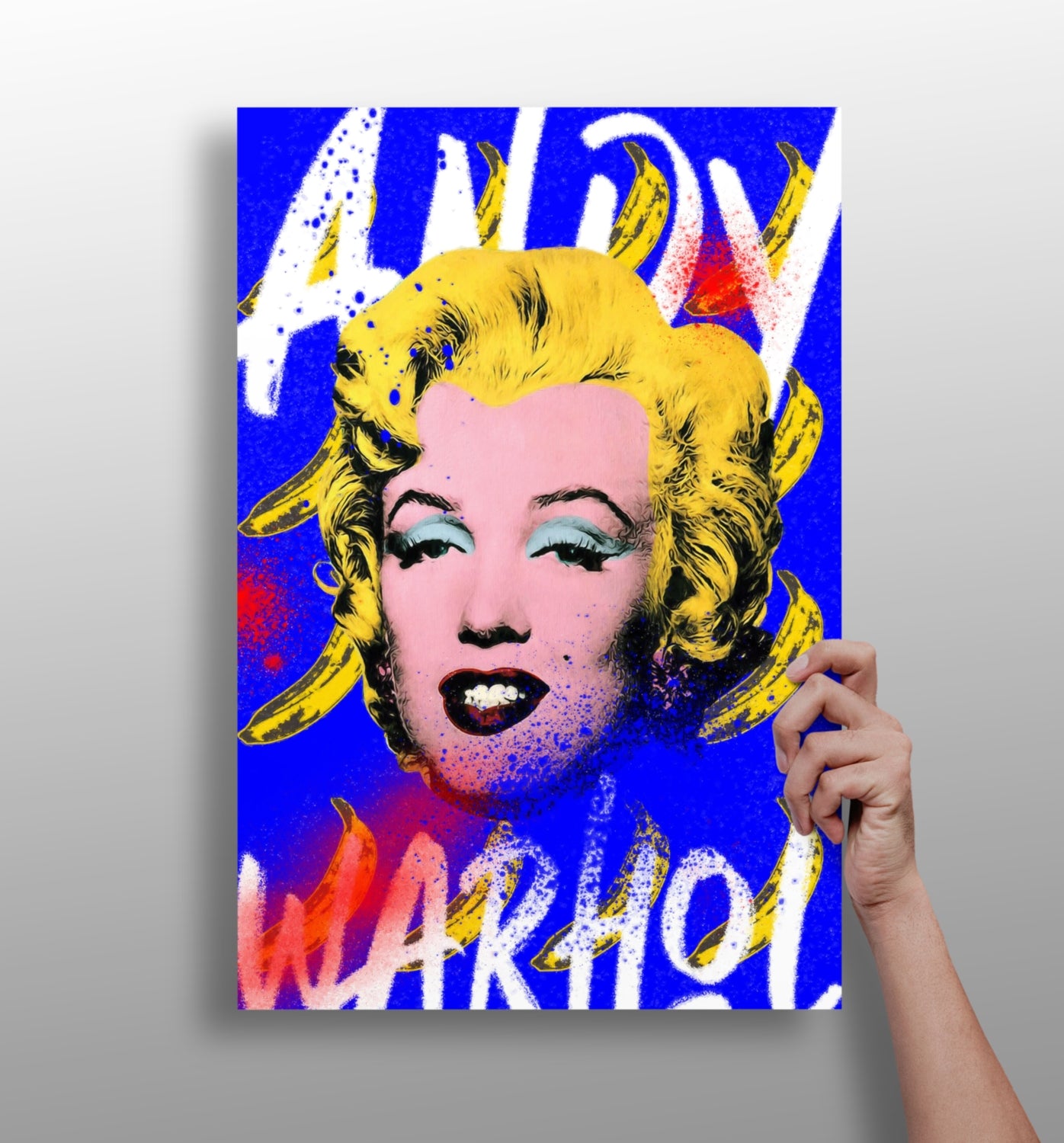 Andy Warhol Aluminum Print.