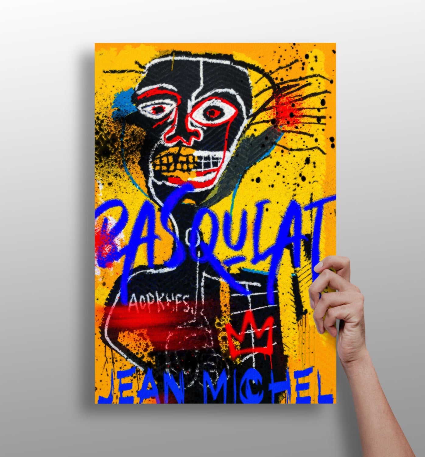 Basquiat Aluminum Print.