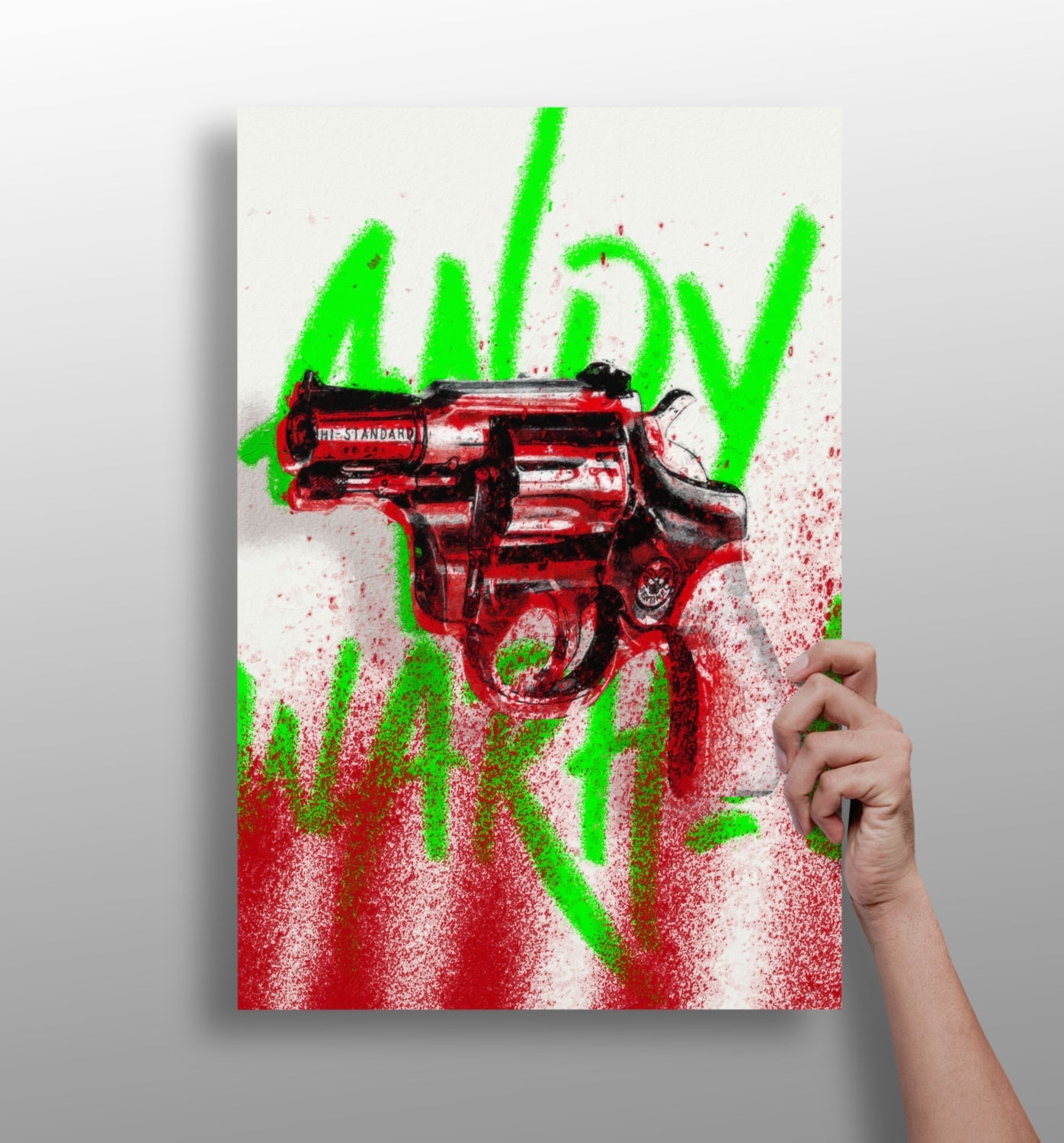 Andy Warhol Aluminum Print.