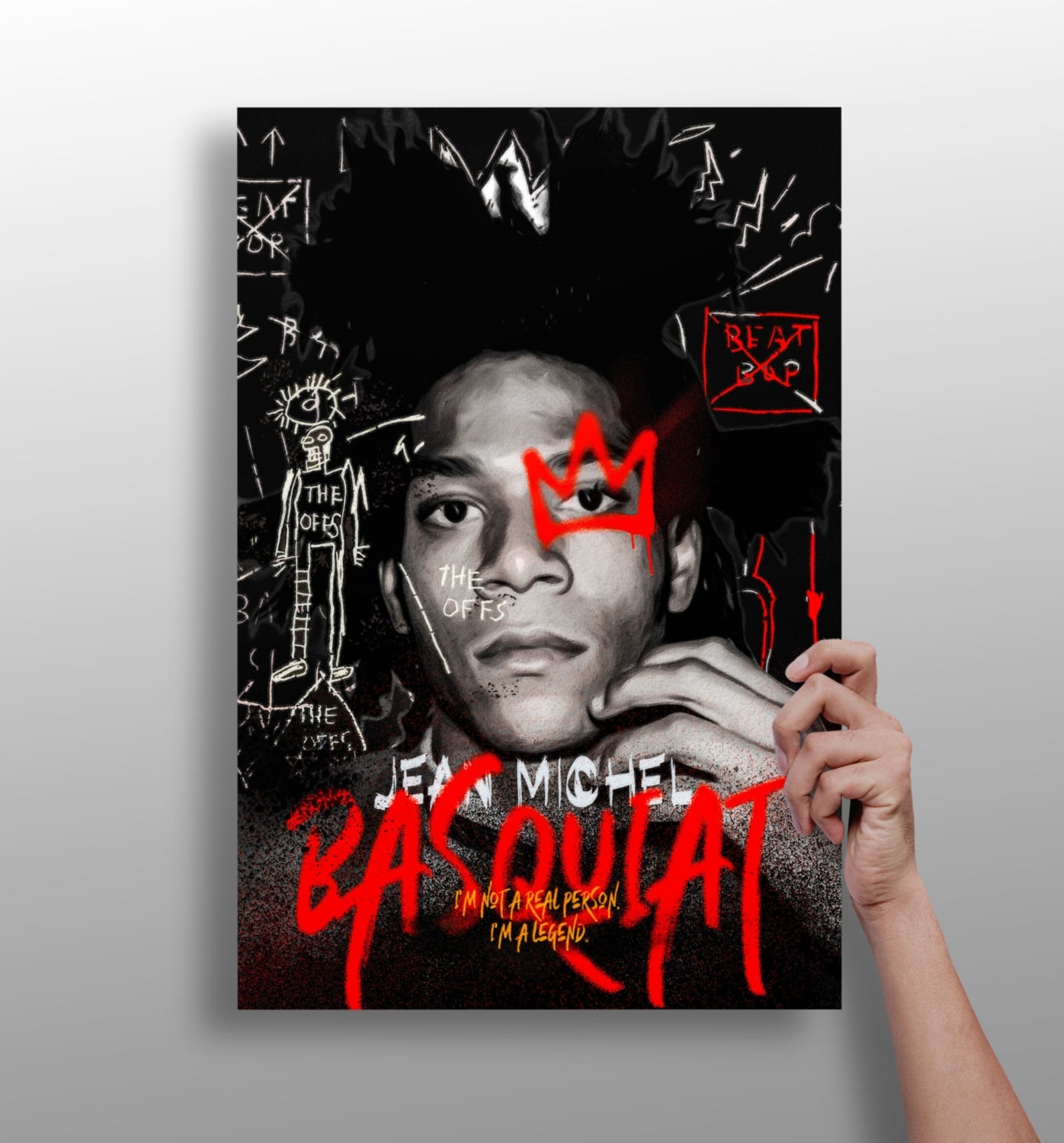 Basquiat Aluminum Print.