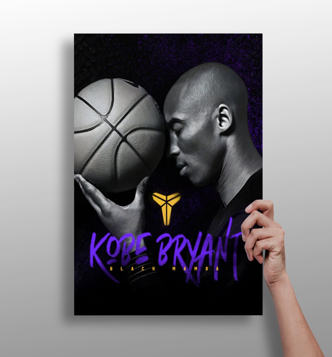 Kobe Bryant Aluminum Print.