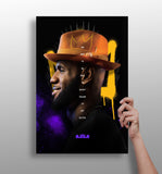 King James Aluminum Print.