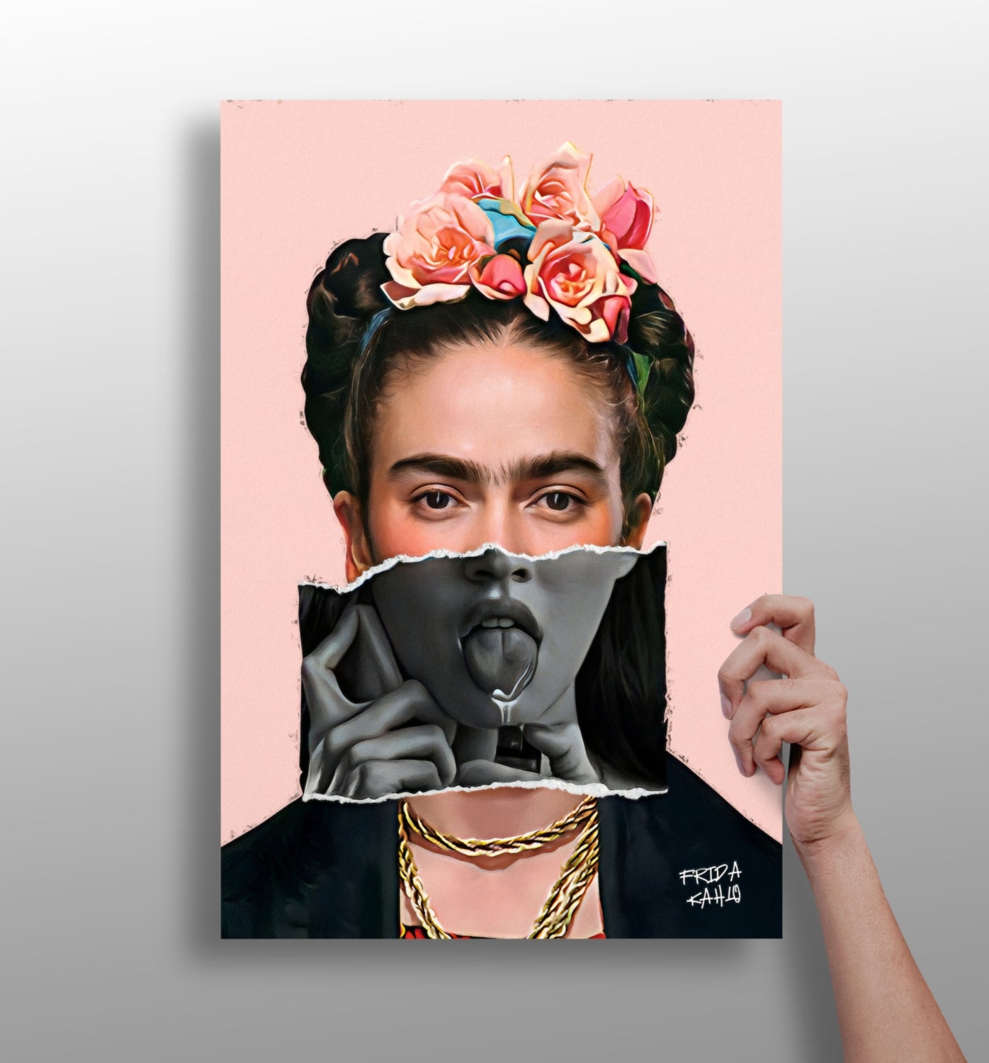 Frida Kahlo Aluminum Print.