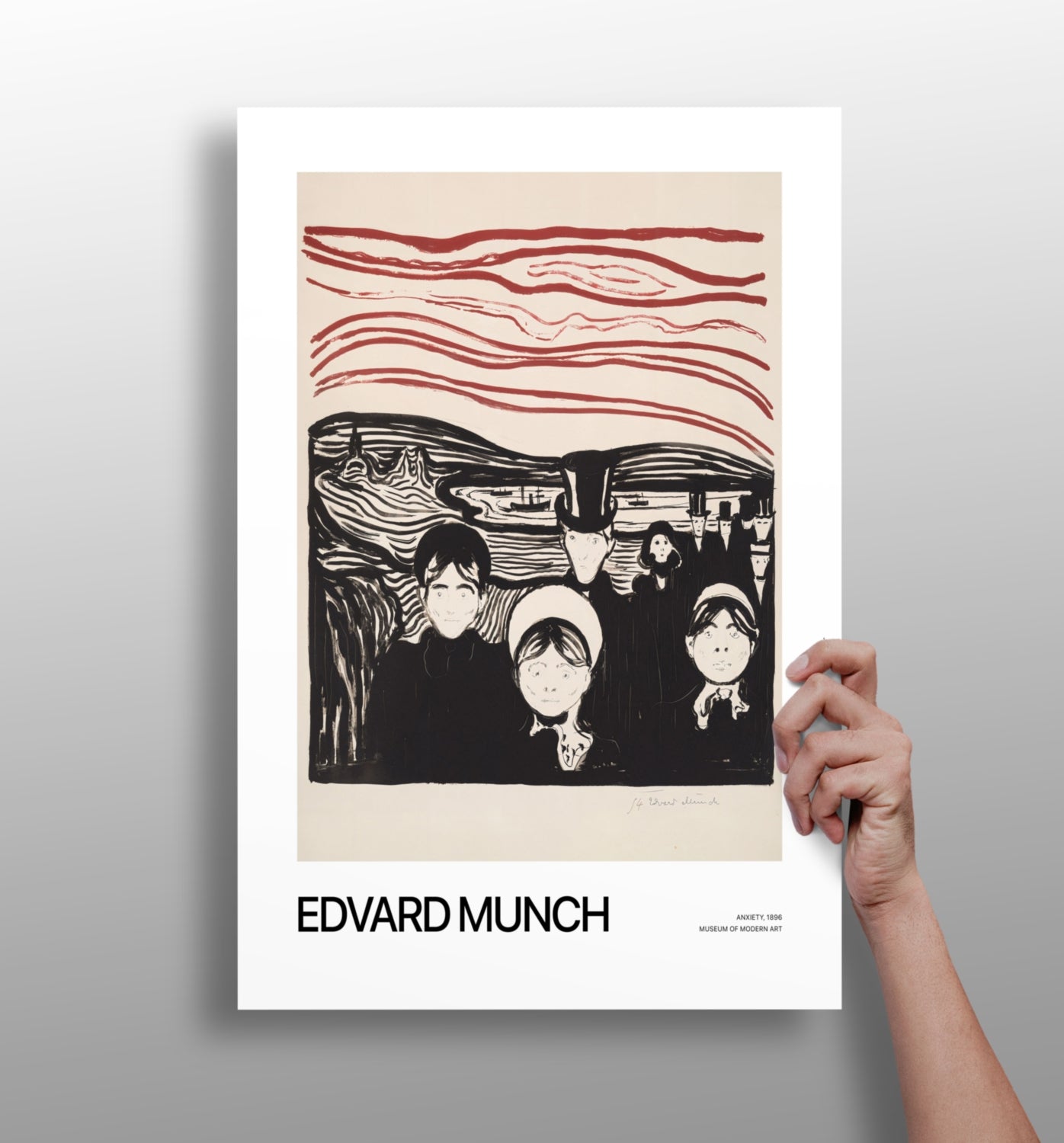 Edward MUNCH Aluminum Print.
