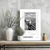 Edward MUNCH Aluminum Print.