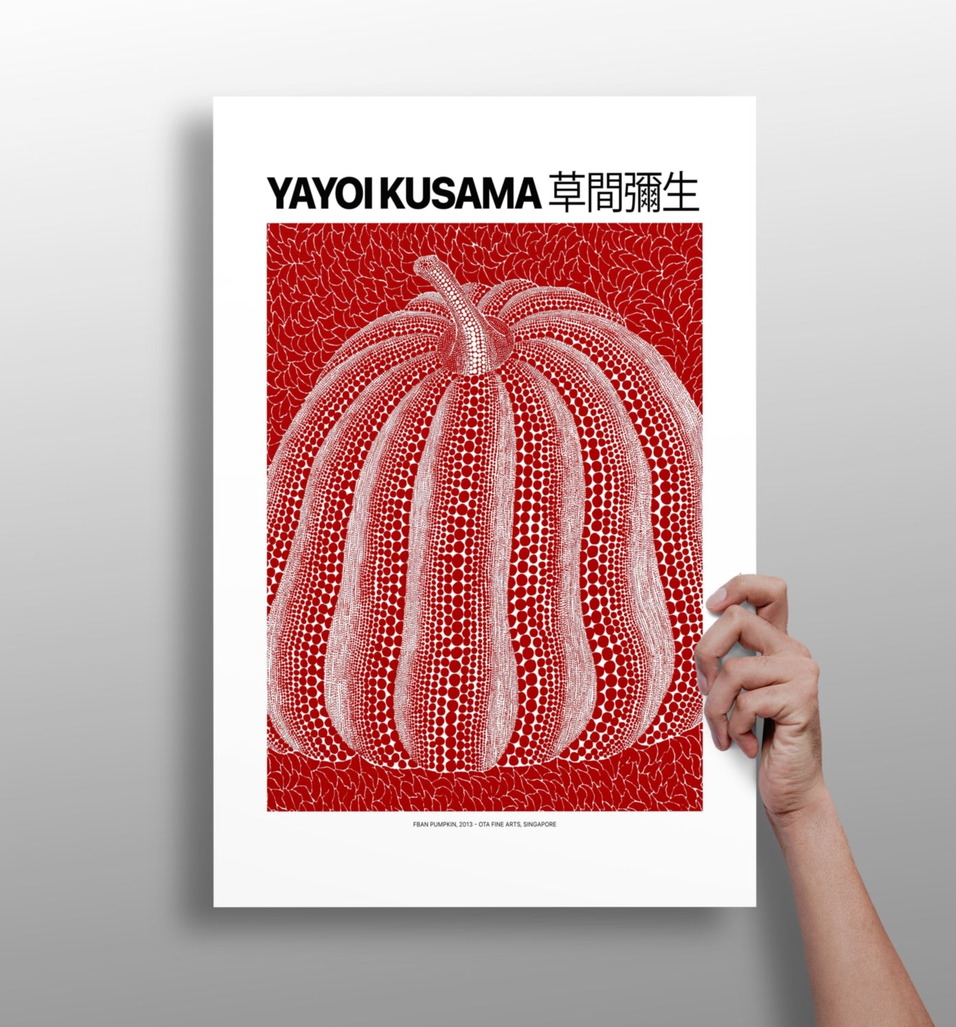 Yayoi Kusama Aluminum Print.