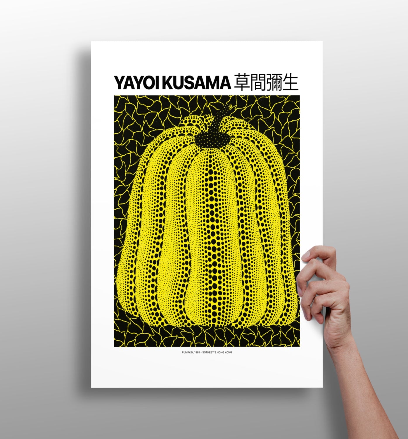 Yayoi Kusama Aluminum Print.