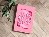 Pinky Boots Aluminum Print.