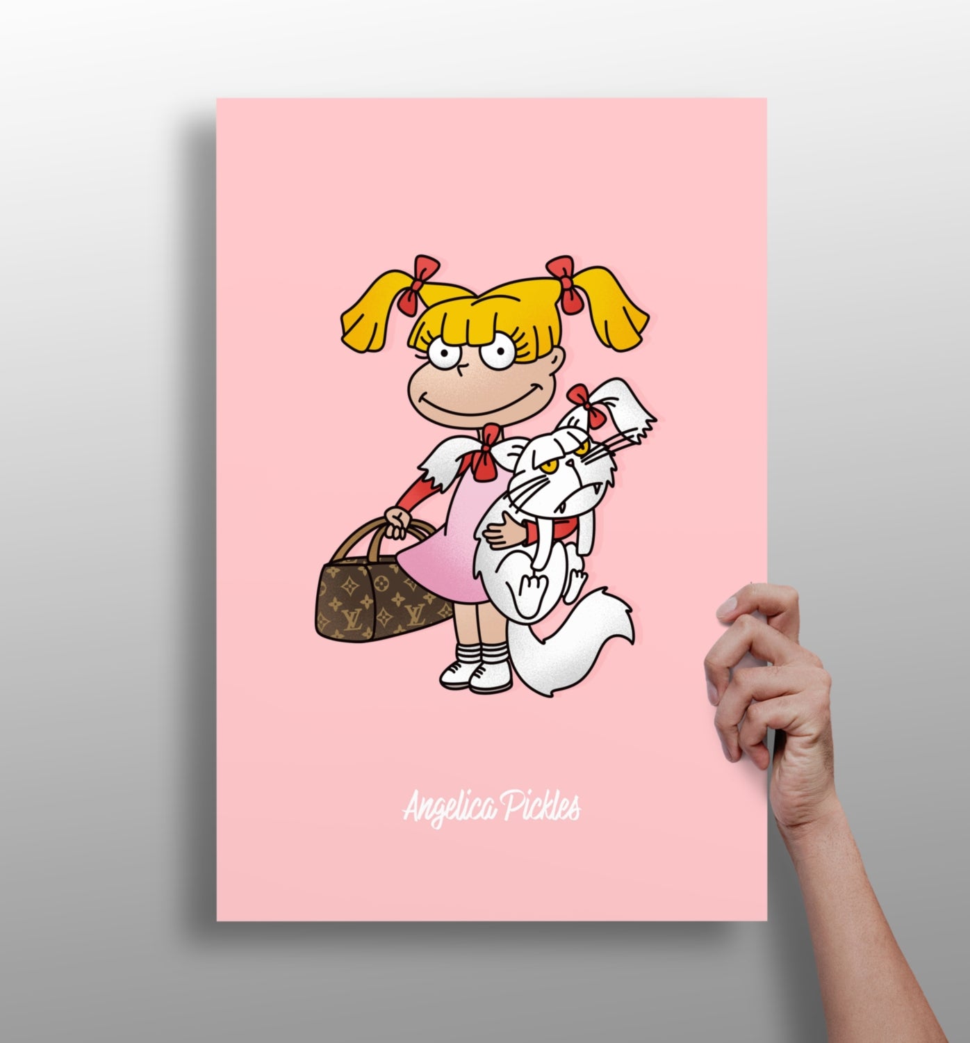 Angelica Pickles Aluminum Print.