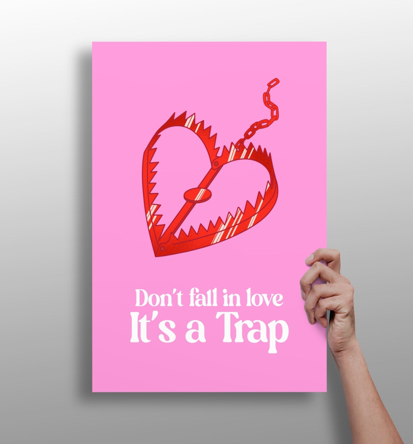 Love Trap Aluminum Print.