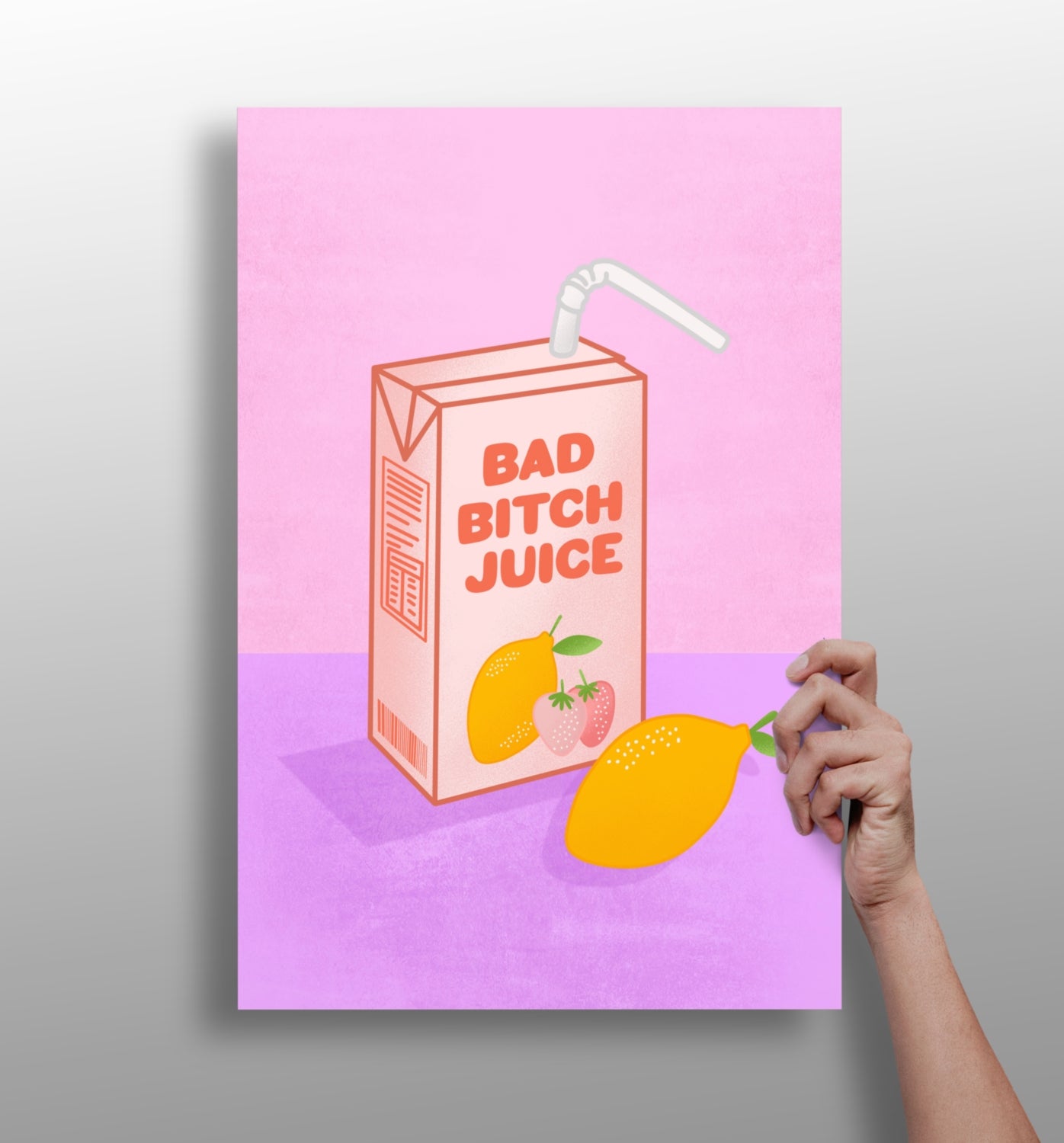Bad Juice Aluminum Print.