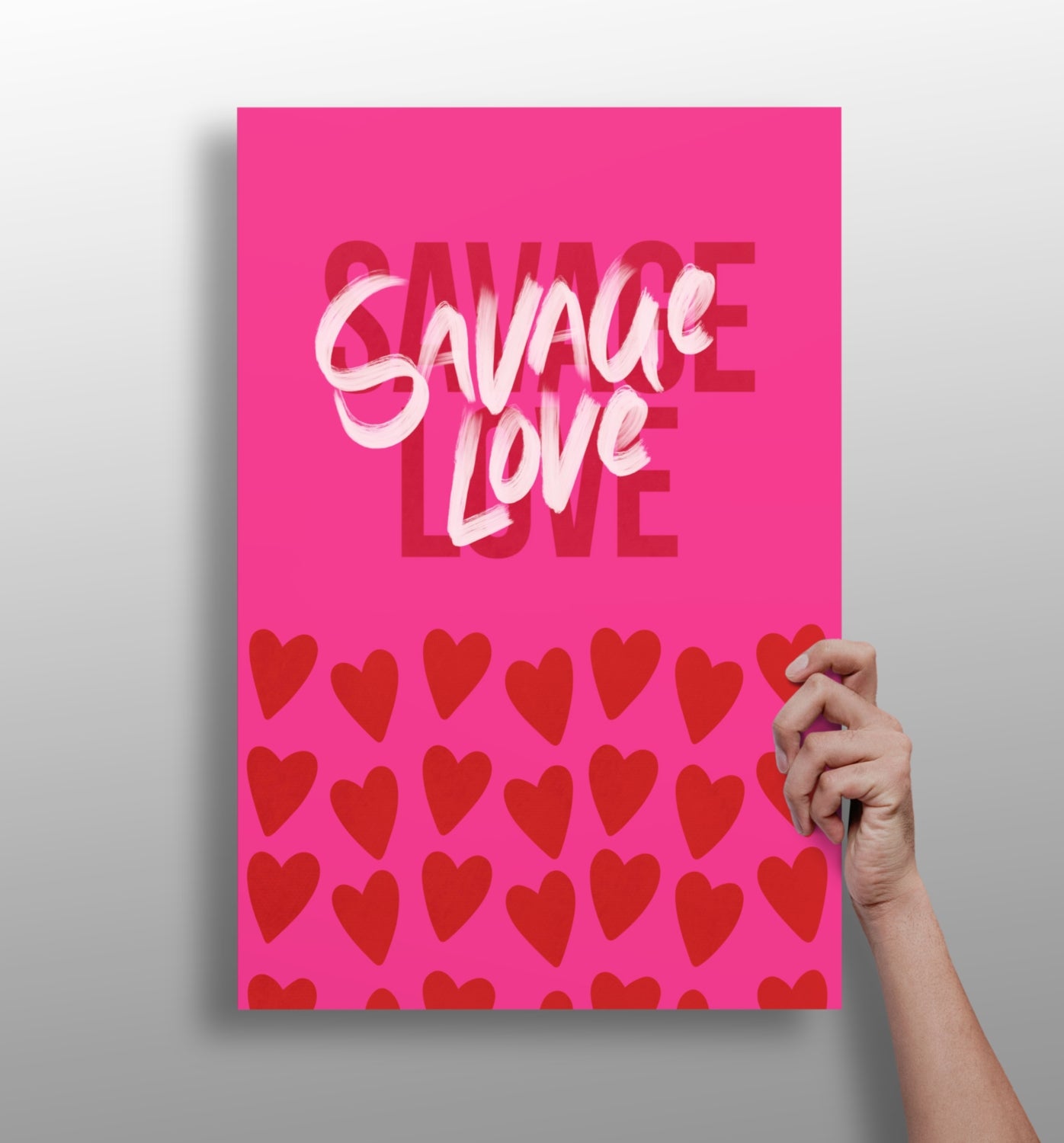 Savage Love Aluminum Print.