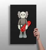 Kaws Skateboard Aluminum Print.