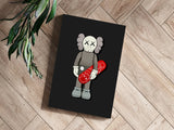 Kaws Skateboard Aluminum Print.