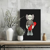 Kaws Skateboard Aluminum Print.