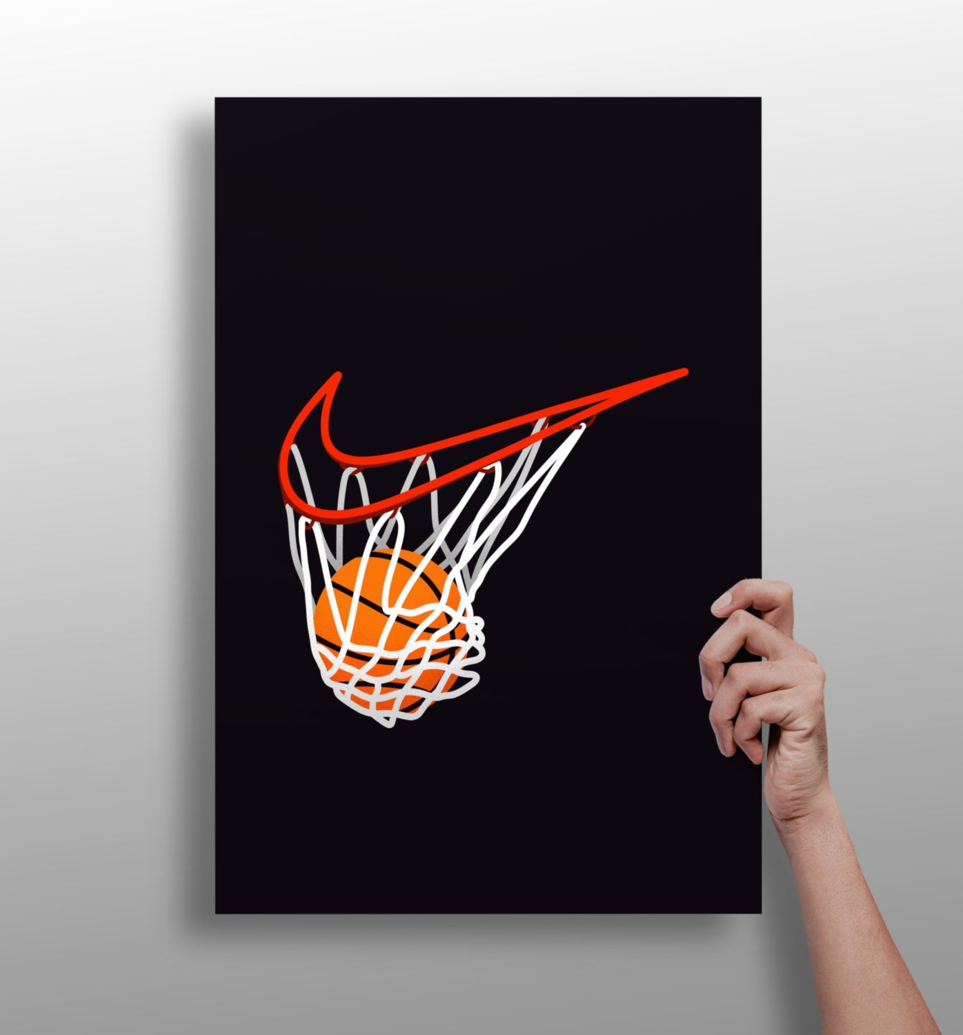 Basketball Aluminum Print.