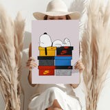 Snoopy Aluminum Print.