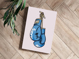 Boxing Gloves Aluminum Print.