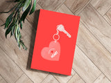 Key to Heart Aluminum Print.
