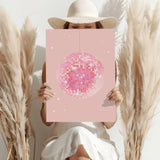 Disco Ball Aluminum Print.