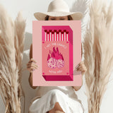 Matches Aluminum Print.