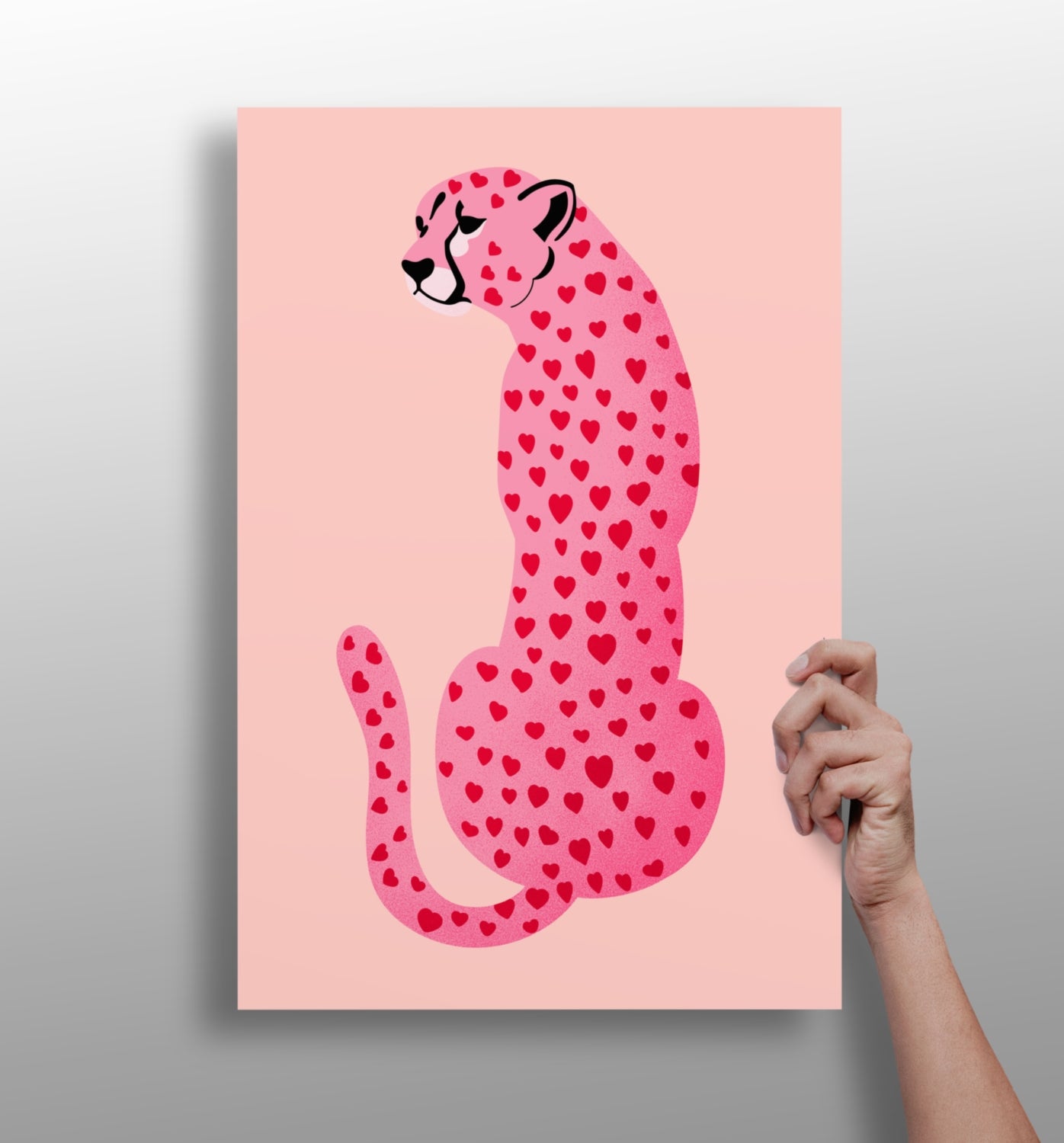 Cheetah Aluminum Print.