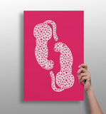 Cheetah Couple Aluminum Print.