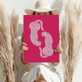 Cheetah Couple Aluminum Print.