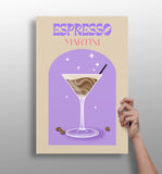 Espresso Martini Aluminum Print.
