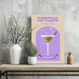 Espresso Martini Aluminum Print.