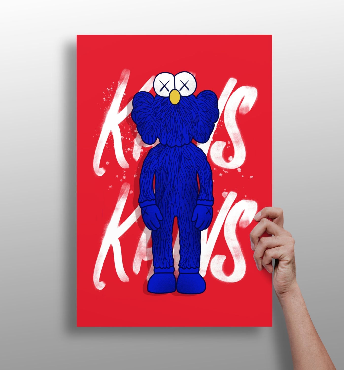 Kaws Aluminum Print.