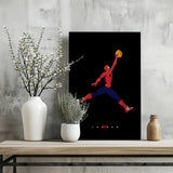 Superhero Dunk Aluminum Print.