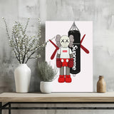 Kaws Aluminum Print.