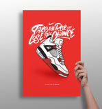 Take The Risk Aluminum Print.