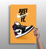 Just Do It Aluminum Print.