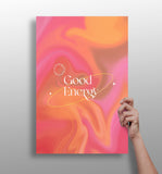 Good Energy Aluminum Print.