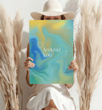 Around You Aluminum Print.