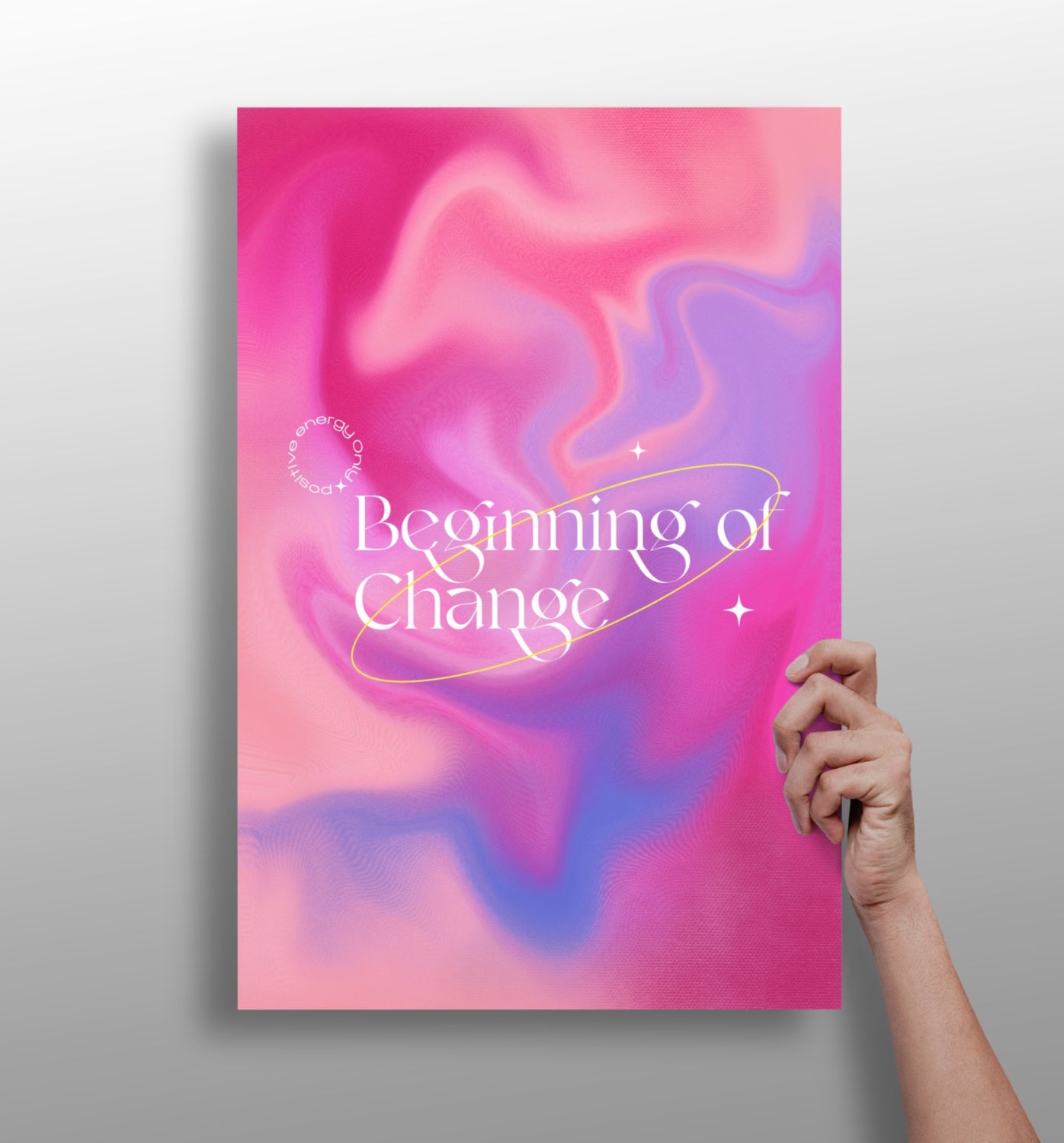 Change Aluminum Print.