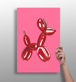Balloon Dog Aluminum Print.