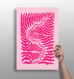 Abstract Flower Aluminum Print.